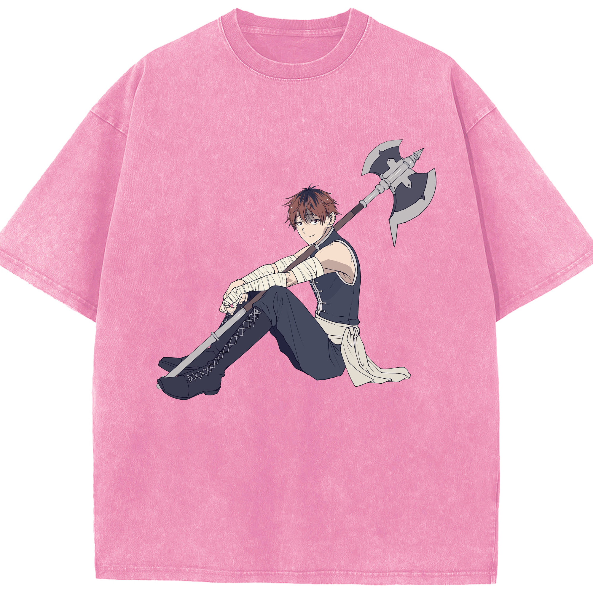 （画像用） 葬送のフリーレン Frieren 綿100% ヴィンテージ風 半袖Tシャツ（フロントプリント）